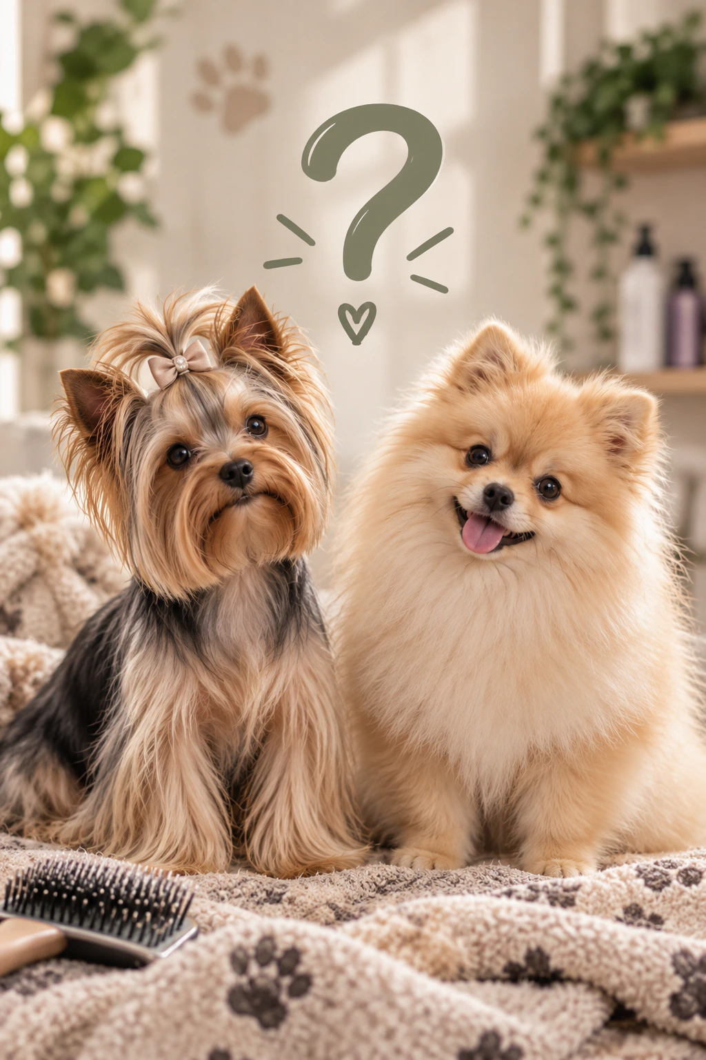 Yorkshire teriér a pomeranian pri rozhodovaní o úprave srsti